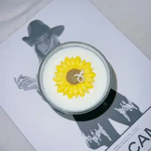 Sunflower Candle
