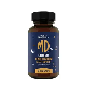 Moon Dragon Co Reishi Mushroom Sleep Capsules with Melatonin