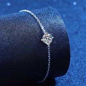 Single-Diamond Adjustable Bracelet