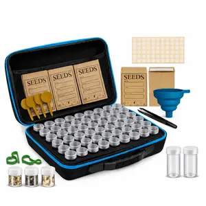 Seed Storage Organizer Box – 120 Mini Containers, Waterproof & Dustproof