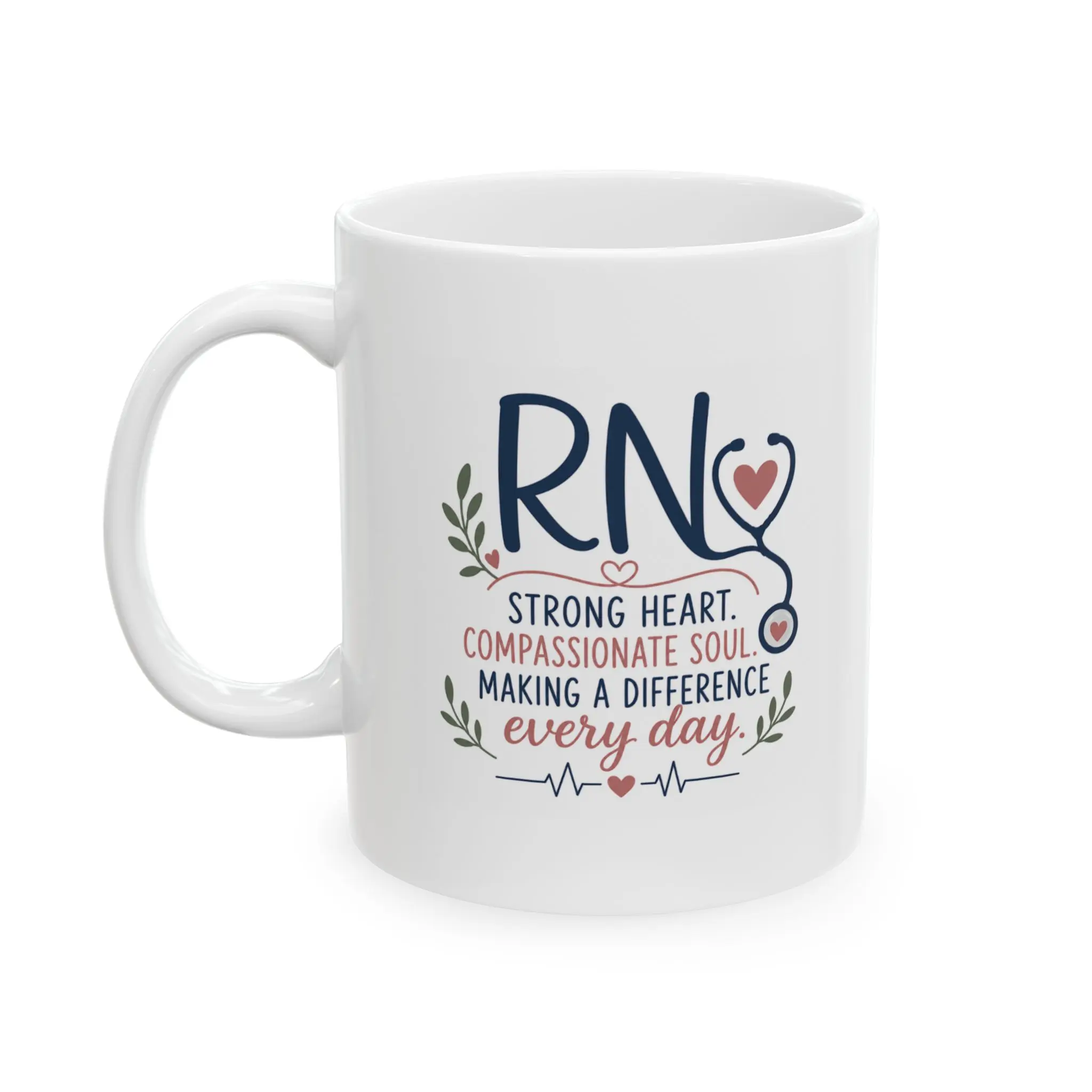 Celebrating RNs Coffee Mug | 11oz & 15oz Ceramic Mug | Registered Nurse Gift | LoveNursingStudents™