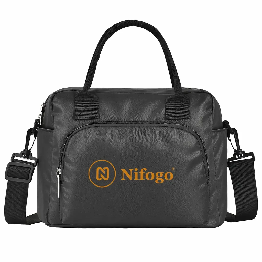 Nifogo Large Insulated Lunch Bag - Water Resistant Reusable Cooler Tote for Women Men Girls, Work & Picnic