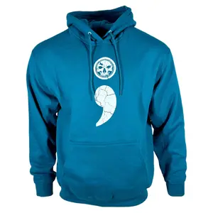 Semicolon Unisex Teal Hoodie