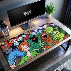 Scoobyy-Doo Villains Clash Desk Mat, Mystery Team Mouse Pad, Desk Mat Gift