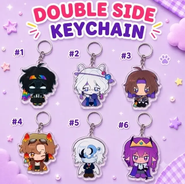 HATSUNE MIKU acrylic - 3" double sided keychains, cute, perfect for keys, bags, or as a gift