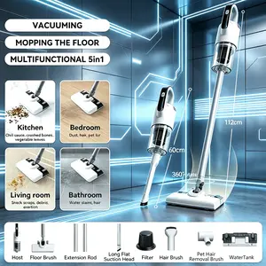 Lightweight Stick Vacuum: Effortlessly Clean Kitchen, Bedroom, Living Room & Bathroom