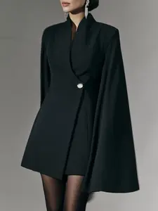 Elegant Women's Fitted Long Blazer Jacket, New Design Fashionable Ladies' Suit Coat, Stylish and Chic Long Sleeve Outerwear for All Occasions