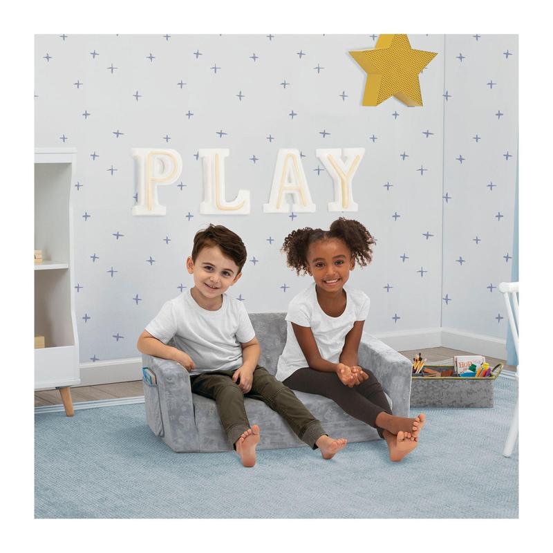 Serta Perfect Convertible Sleeper Extra Wide Grey