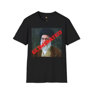 Khameneii Eliminated | Red stamp graphic , Holiday Shirt