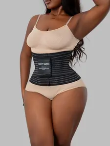 Sculpt Touch Snatch 3X Wrap Waist Trainer for Women Plus Edition Adjustable Triple Straps Steel Support Instant Hourglass Slimming Belt Elastic Breathable Fabric