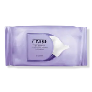Clinique Take The Day Off Micellar Cleansing Towelettes For Face & Eyes Makeup Remover Wipes
