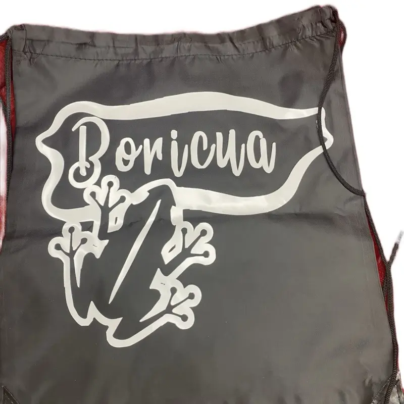 Light weight backpacks. ‘Boricua’ and a coqui on the front , great for travel.