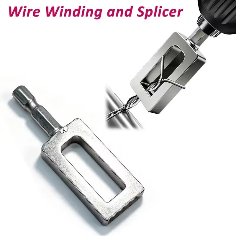 【Summer Survivals】Hexagonal Handle Wire Twister, Portable Multi-Functional Wire Twister, Quick Knotting And Labor-Saving Tying Machine, Heavy-Duty Wire Twisting Tool, Suitable for Securing Fences, Rebar, And Garden Wires