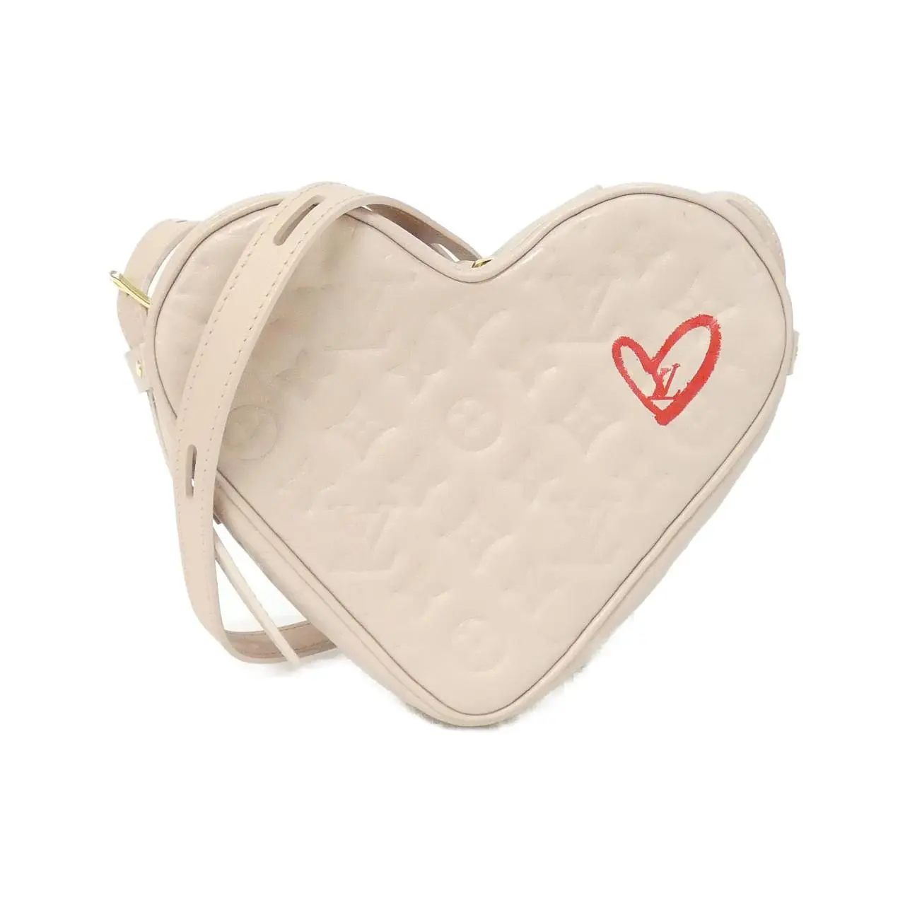 Pre-owned Louis Vuitton Lambskin Shoulder Bags Monogram Sac Cool Falling In Love Lamb Shoulder Bag