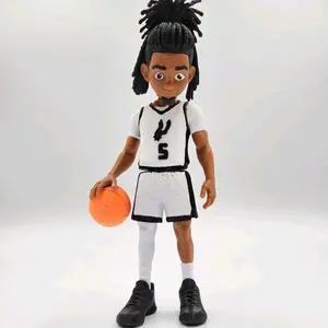 Basketball Chibi Flexi Magnet – Spurs Inspired Handmade 3D Print