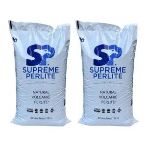 Supreme Perlite 2 Pack Medium Horticultural Perlite for Potting Soil, 4 Cu Ft