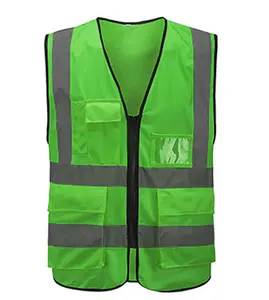 Reflective Vest with Pockets for Cycling Safety Wear