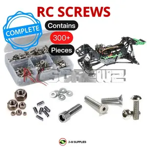 RCScrewZ Stainless Screw Kit los124 for Losi LMT 4WD Solid Axle Monster Roller (#LOS04022) | RCX