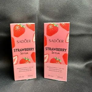 Strawberry Serum 30ml - Hydrating Brightening Moisturizing Gentle Skin Care with 15% Strawberry Extract