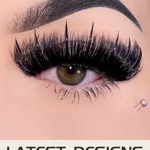 20mm Russian Strip Lashes, Soft & Fluffy Mink Lashes for Dramatic Messy Look, Eyelash Extension Kit - Cosmetic, Makeup 22mm lashes Lightweight