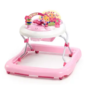 baby walker and entertainer, with easy fold frame for storage, ages 6 months +