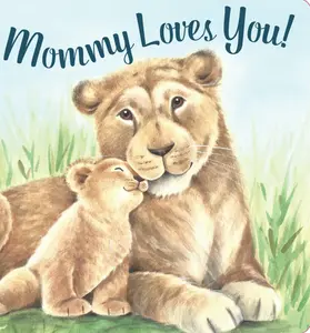 "Mommy Loves You" Board Book - Love-Themed Children's Literature with Engaging Stories, Rhymes, Illustrations, and Cherished Memories