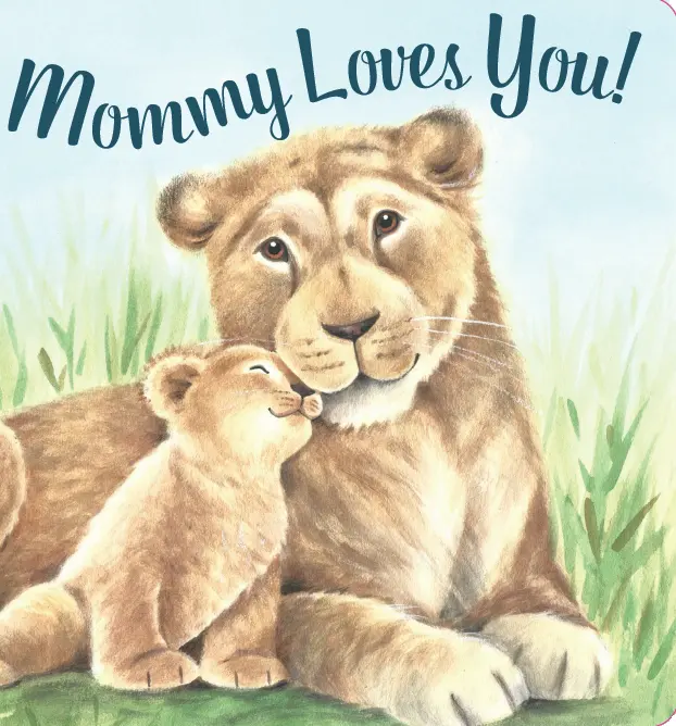 "Mommy Loves You" Love-Themed Children's Board Book - Super Fun Engaging Stories, Rhymes, Illustrations for Kids' Literature Collection
