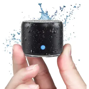 Pro Mini Bluetooth Waterproof Subwoofer A106Pro - Compact Metal Body, True Wireless Stereo, 5W Full-range Speaker, Hidden Passive Radiator, Portable Carry Case, 10 Hours Battery Life