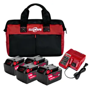 8000mAh Lithium-ion Replacement Battery — High-Capacity, Long-Lasting Power for 18V Cordless Power Tools