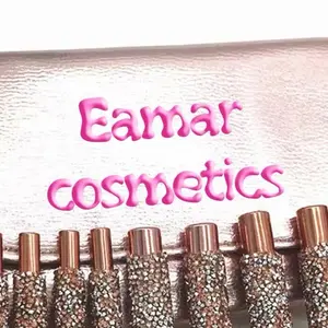 10 pca rhinestone makeup brush Makeup Brush Cleaners Cosmetic Handle Set