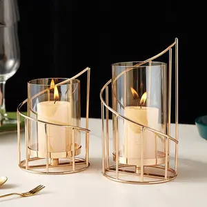 Romantic Gold Candle Holder