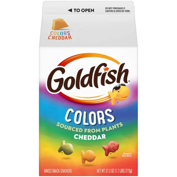 Colors Real Cheese Baked Crispy Crunchy Snacks - Halal Certified, Plant-Based Colors, 27.3 Oz Carton, Room Temperature Storage Friendly, Baked Crackers