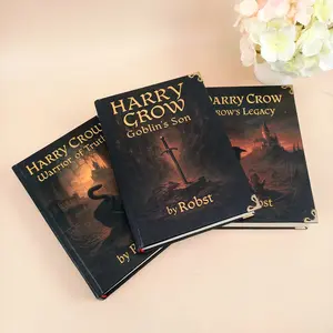 Harry Crow Fantasy Hardcover Book Set by Robst – “Goblin’s Son”, “Warrior of Truth”, “Crow’s Legacy” – Collector Edition