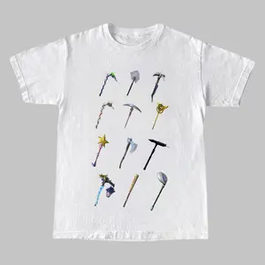 Fortnite The Pickaxe Collection Tee, Fortnite Shirt Graphic Tee Trendy Tee Funny, Printed On Gildan Heavy Cotton, Gift Idea Gift For Man