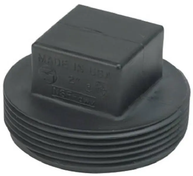 212 MAIN ABS Plastic 3 in. Male Thread Pipe Plug (Mueller Industries 02941H) - for Water Pipes, Household Appliance Parts & Accessories, Discharge Hoses, Water Pipe
