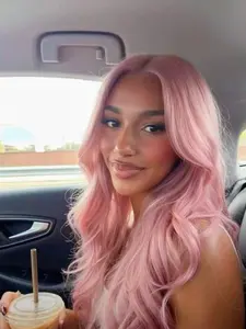 26 Inch Light Lace Front Wig for Women, 180% Density Pre-Plucked, HD Transparent Lace, Glueless Design, Body Wave Style, Heat Resistant, Pre Plucked Wigs