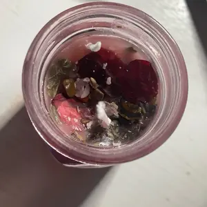 Love Spell Candles with Aromatic Herbs and Spices for Intimate Atmosphere