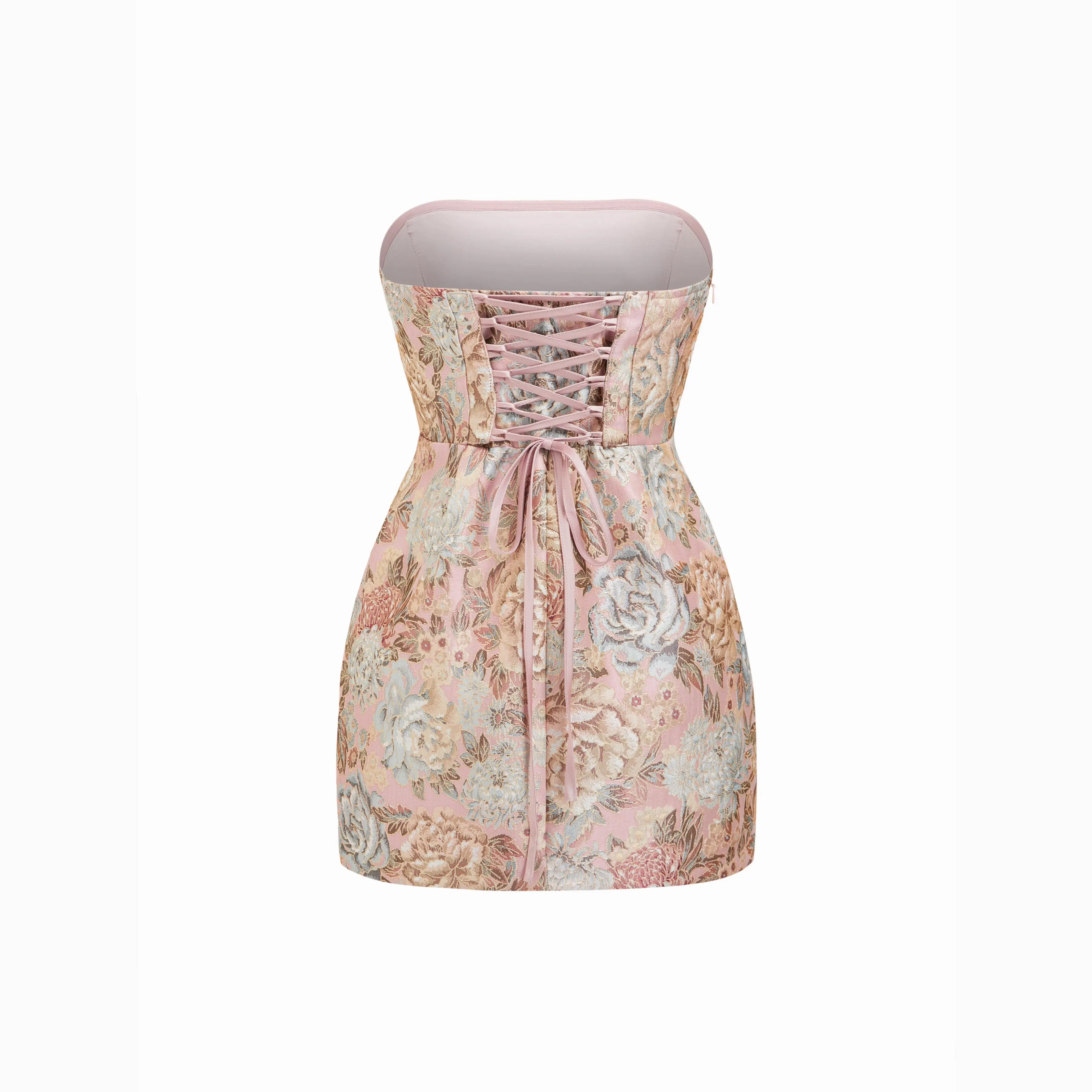 cider floral lace up corset mini dress Kara Coral Maxi Dress by Priceless