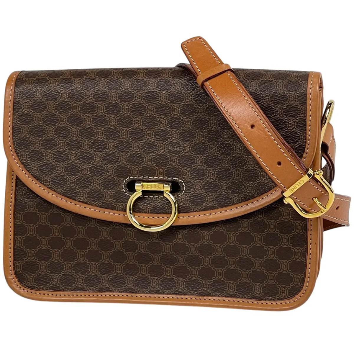 Pre-owned Canvas Shoulder Bags CELINE Macadam Shoulder Bag (JP)