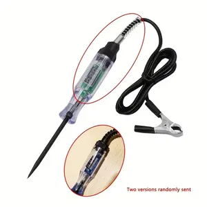 Automotive Test Light with 6-24V LED Digital Voltage Display, Auto Circuit Tester with Voltmeter & Dual Color Polarity Indicate, Electric Test Pen Stainless Probe for Car/Truck/SUV Checker Tool Detector