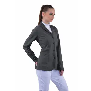 Equine Couture Ladies Oslo Show Coat 1X Blk