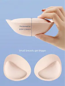 Women's Thickened Bra Inserts, Removable & Washable Push-up Breast Pad Insert, Comfortable Bra Accessories for Women