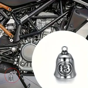 Fashion digital bell key chain men's motorcycle riding exorcism accessories