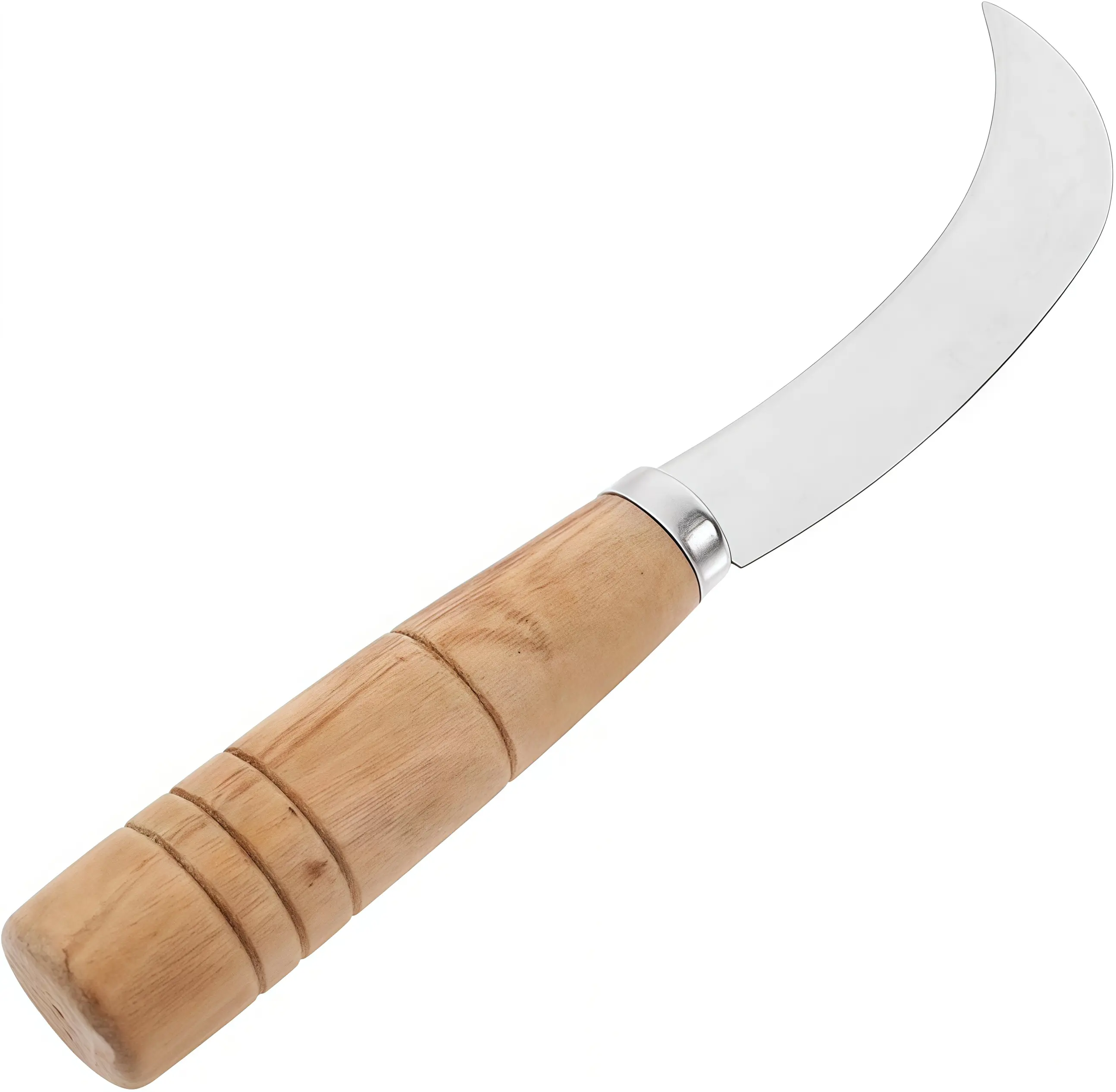 2pcs fruit peeler, curved knife, fruit shop knife, fruit peeling artifact, picking knife, wooden handle fruit peeler, pineapple peeler, fruit and vegetable hook knife