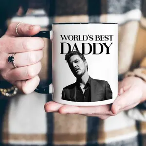 Worlds Best Daddy Coffee Mug Pedro Pascal The Last of Us