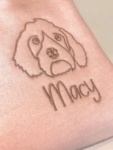 Custom Embroidered Dog Sweatshirt Custom Embroidered Cat Sweatshirt Personalized Pet Sweatshirt Custom Embroidered Pet Crewneck  Versatile T-shirts, Cozy Crewnecks, and Trendy Hoodies