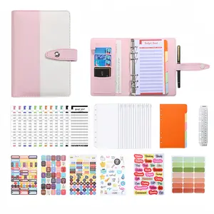 Vertical Colorful Budget Folder Set, Includes 12 Cards & 8 Bill Envelopes, Essential Office Supplies for School & Home Organization