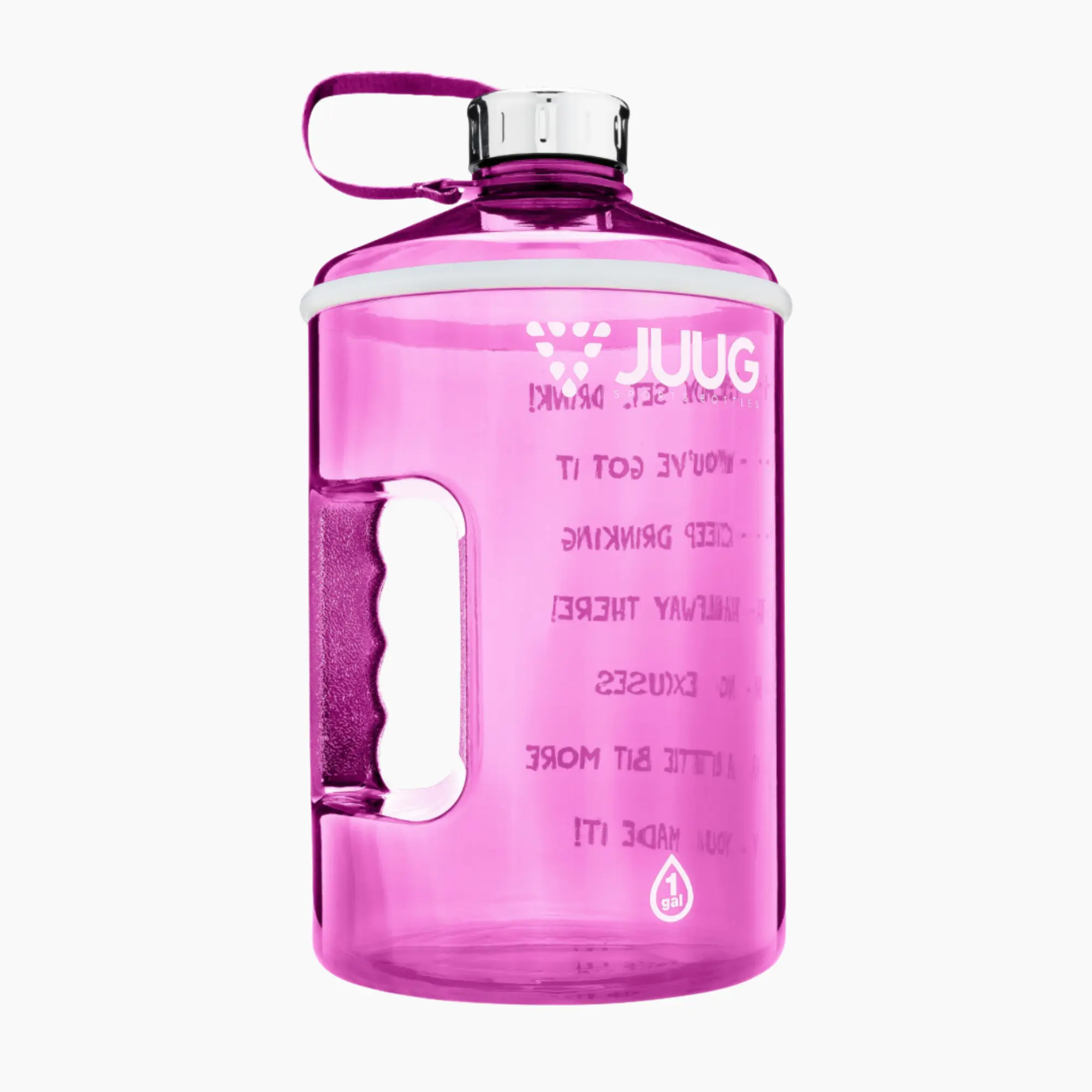 Pink 1-Gallon BPA-Free Water Jug with Time Markers and Motivational Quotes  - TikTok Shop