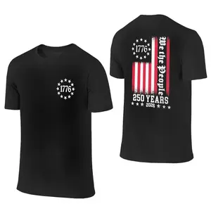 Men's 250 Anniversary USA Shirt American Flag T Shirt 250 Years America Anniversary Shirt Patriotic Shirts Tops