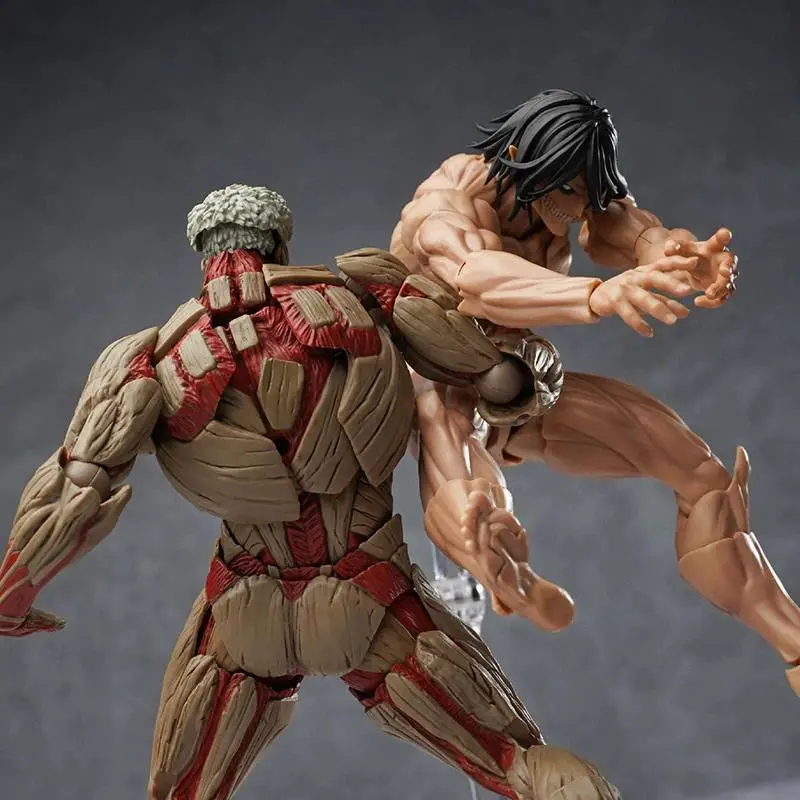 Hot In Stock Kaiyodo Eren Jaeger Action Figure Amazing Yamaguchi The Armored Titan Figure Attack On Titan Anime Model Toys